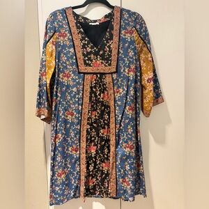 Sundance floral boho tunic/dress